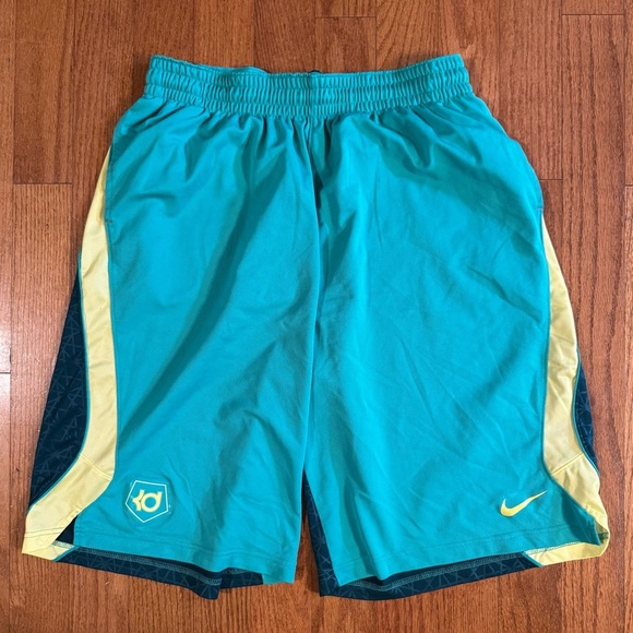 Nike Turquoise and Yellow KD Men’s Size XL - Picture 1 of 5